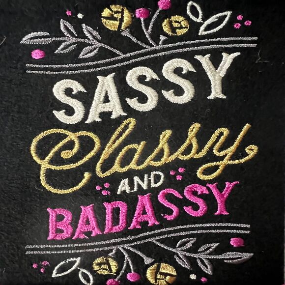 BNWOT Hallmark Signature Sassy Classy & Badassy Birthday Girl Hanger Flag - Picture 3 of 3